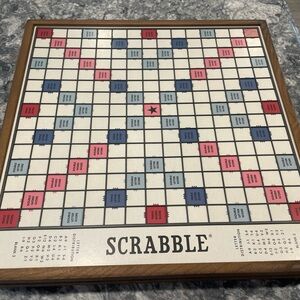 Scrabble Deluxe Vintage Edition Board Game